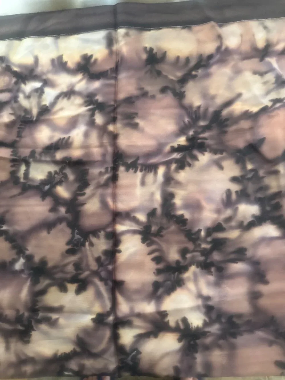 Vintage Dolores Gotti Limoux Hand-Painted Signed Silk Scarf 34